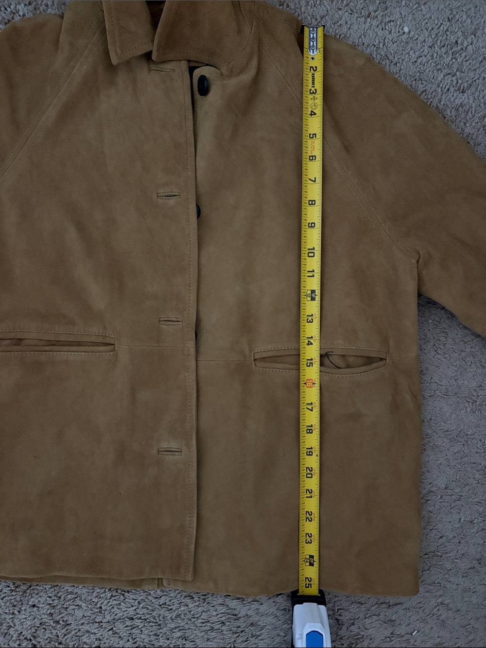 Zara Suede Leather Jacket ZW Collection - S - Picture 4 of 6